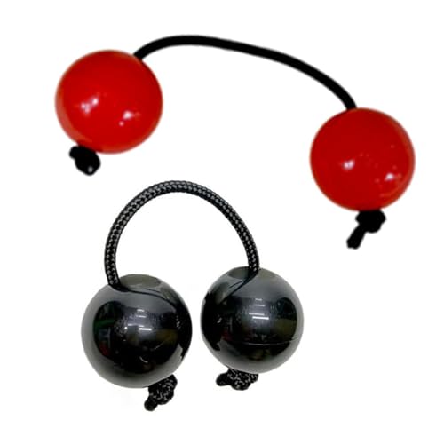 CAASFOOY 2 paires de Kashaka Instrument, Kashaka Shaker Instrument Africain Aslatuas Rhythmic Ball Classique Percussions Manuelles pour Enfants Adultes...