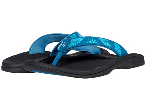 OluKai Ohana Women's Beach Sandals, Quick-Dry Flip-Flop Slides, Water Resistant & Soft Comfort Fit, Wet Grip Soles & Compression Molded Footbed
