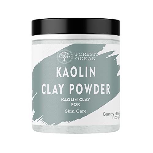 Image of Kaolin Clay Powder For Acne, Blackheads, Face Mask And Glowing Skin - 100g