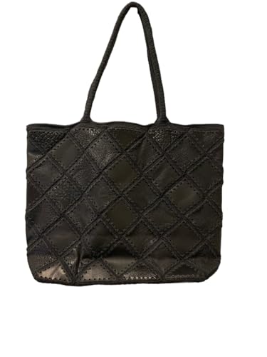 Sac à main en cuir fait main et crochet chic et doublé