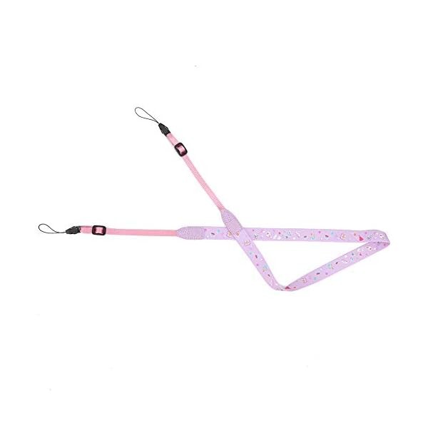 Kameragurt, 1,2 m verstellbarer Kamera-Hals-Schultergurt Lanyard-Gürtel für Mini9/25/70/90 Kamera(Rosa Süßigkeit) – Bild 7
