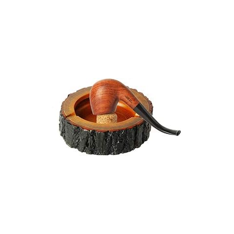 Round Original Wooden Large Pipe Cork Knocker Ashtray Outdoor and Indoors Ash Tray Cover