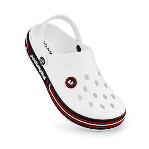 Image of Hoppa Trio Clogs for Men, Extra Soft EVA Moulded Slip-On Clogs | Lightweight, Cushioned, Water-Resistant & Non-Slip | Everyday Casual Footwear