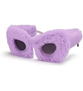 FEISEDY Women Plush Fuzzy Cat Eye Sunglasses Punk Soft Velvet Shades Ladies Handmade Party Masque...