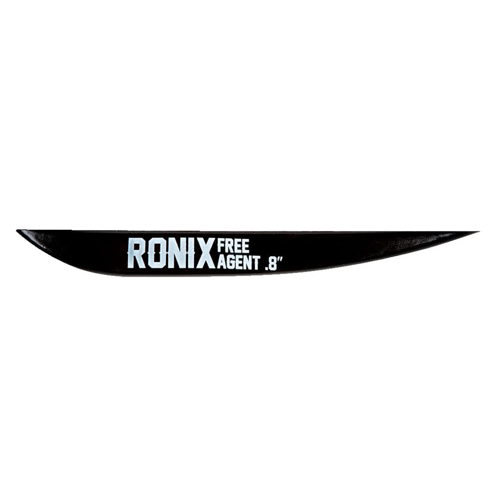 RONIX 2020 Free Agent 0.8 Fiberglass Wakeboard Fin - Black (2 Pack)