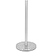 com-four® Portarrollos de Cocina de Pie - Soporte de Papel para la Cocina - Porta-rollos de Acero Inoxidable - Sin Taladrar - 34 cm (1 pieza - acero inoxidable - color plata)