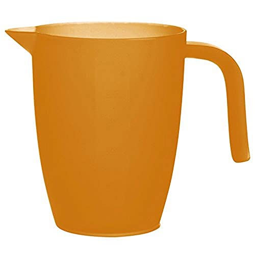 Excelsa Rainbow Caraffa Graduata, 1 Litro, Arancione