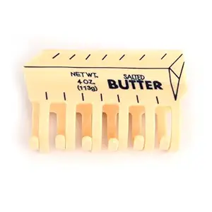 Personalized Acetate Butter Hair Claw Clip for Women Girls Gift Butter Lover Funny Hair Claw 1 Piece