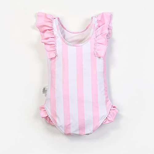 Kids Girls' Bunny Swimsuit and Hat Surf UPF 50+ Printed One Piece Ruffle Bathing Suits Summer Beach Swimwear4