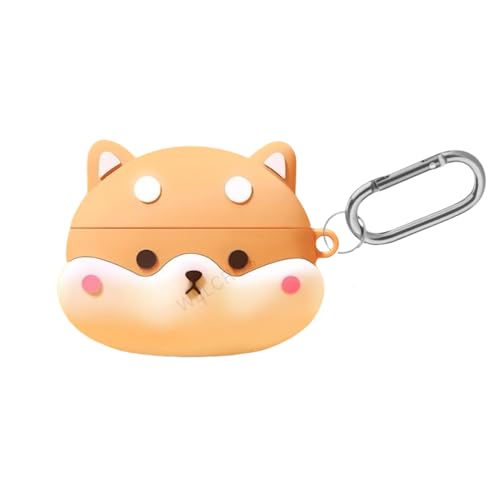 Image of WELCROS Soft Silicone Protective Case Cover for OnePlus Buds 4 (Shiba Dog Style)