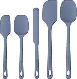 Premium 100% Food Grade Silicone: The silicone spatula set is made of healthy and friendly material, resistant to high temperatures up to 600 °F. No more melting, cracking and worrying One-Piece for Easy to Clean: With the unique Seamless One Piece D...