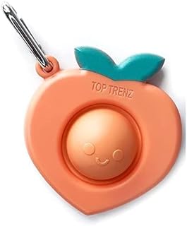 Top Trenz OMG Pop Fidgety Mega Pop Keychain (Peach)