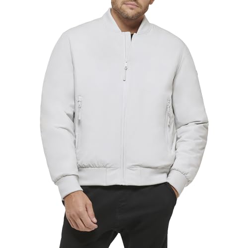 Image of DKNY Men's Clean Zip Front Bomber Jacket