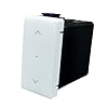 Elektronova Pulsante saliscendi tapparella Zigbee/Tuya connesso Smart Wifi frutto modulo compatibile con supporti Bticino Matix bianco
