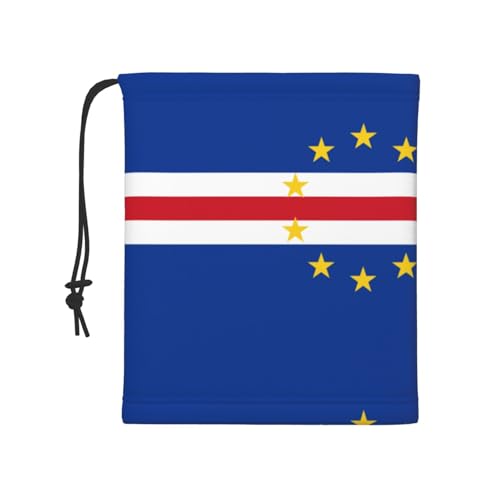 Cabo Verde Bandera Bandana Cuello Gaiter Antiviento Bufanda Multifuncional Cubierta Facial Patriótico Bandera Estampado Tubular Para Uso Exterior