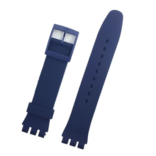 Correa Swatch de goma resistente al agua y sudor con anchos de 16mm a 20mm 5