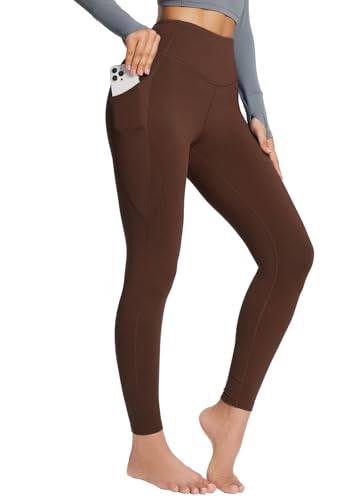 baleaf Women's Petite Fleece Lined Leggings with Pockets, 25