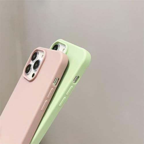 Coque iPhone 15 silicone souple TPU avec chaîne collier et bandoulière amovible