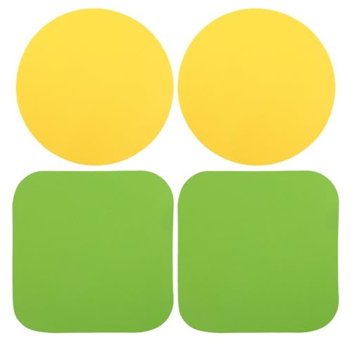 4-Piece Rubber Grip-Pad Jar Opener Set (Round & Square)