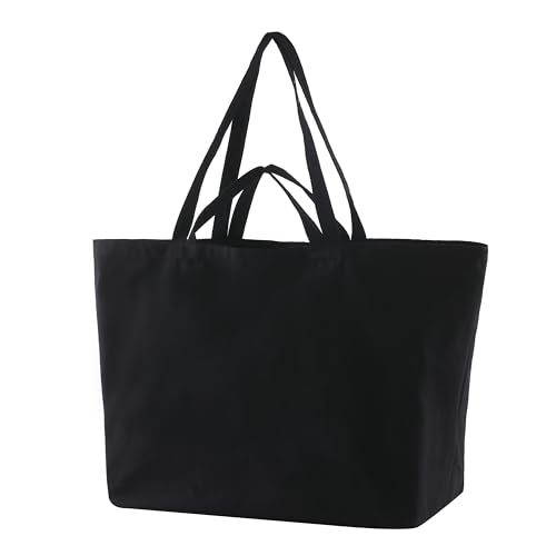 Firecolor Chic Large Sturdy Canvas Tote Bag -27