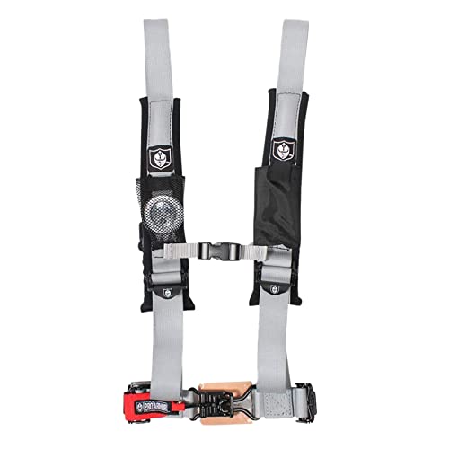 Pro Armor A114220Sv Silver 4-Point Harness 2" Straps #TOP30