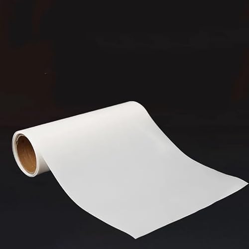 Feuille de film PTFE blanc haute résistance - 300 x 500 mm, résistante aux températures extrêmes, aux acides et aux alcalis, durable et polyvalente(0.1mm)