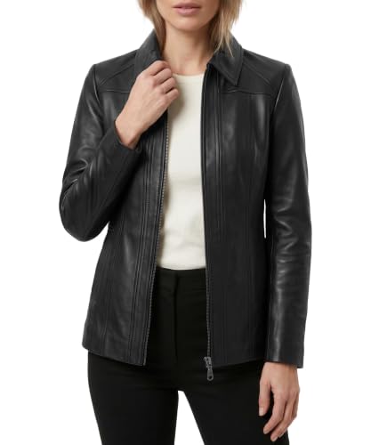 TRENDS GENESIS Genuine Lambskin Leather Jacket