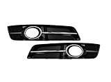 Griglia paraurti fendinebbia Anteriore per Audi A3 8P 2010-2013 8P0807681J 8P0807682J Cornice paraurti Anteriore fendinebbia con Anello Cromato Sinistra Destra (Lato Destro)