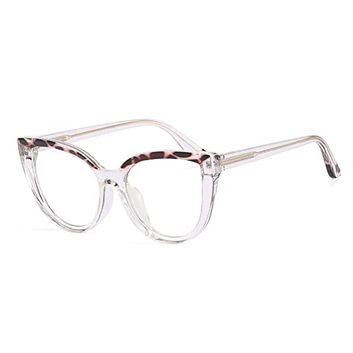 Cat Eye Clear Frame Glasses Blue Light Blocking TR90 Eyeglasses