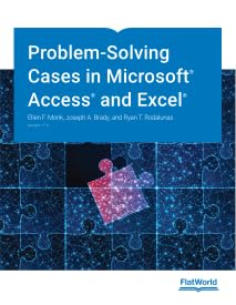 Problem-Solving Cases in Microsoft® Access® and Excel® v17.0