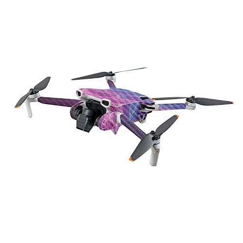 Image of MightySkins Carbon Fiber Skin Compatible with DJI Mini 3 - Raw Energy | Protective, Durable Textured Carbon Fiber Finish | Easy to Apply | Made in The USA