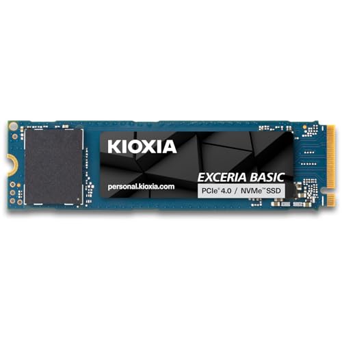KIOXIA EXCERIA BASIC – 1TB M.2 2280 NVMe SSD – PCIe 4.0, up to