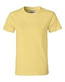 Comfort Colors Womens Ringspun Garment-Dyed T-Shirt, C3333-Butter,Small