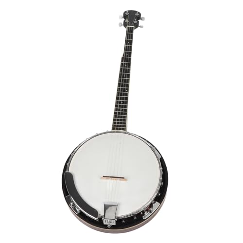 Banjo à 5 cordes durable en sapele de qualité supérieure avec clé d'ajustement