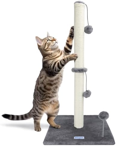 Nobleza Rascador para Gatos, Altura 80 cm, Poste de Rascador para...
