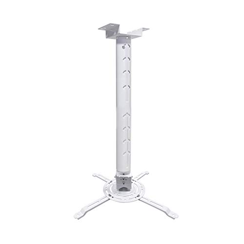 SCREENPRO Projector Mount Universal Full Motion Ceiling Bracket with Adjustable Height 21 inch to 35 inch 22lb Max Weight and Extendable Arms Tilt Rotating Swivel Mount for Home and Office Projector