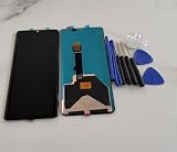 Display LCD di ricambio OLED per Huawei P30 Pro, VOG-L29 VOG-L09 VOG-AL00, kit con sensore digitalizzatore touch, senza cornice (nero, con impronte digitali, schermo curvo)