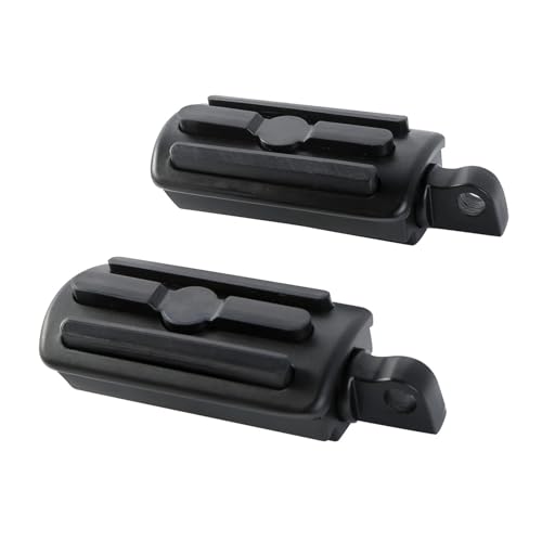 Pédales de moto Harley Male Mount noir mat repose-pieds touring