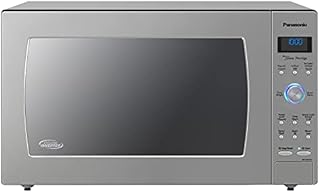 Panasonic Microwave Oven NN-SD975S Stainless Steel Countertop/Built-in Cyclonic Wave with Inverter Technology