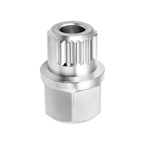 Image of OTOTEC 1Pc 40 /23PT Wheel Locking Nut Screw Key Removal Key Anti-Theft Lugnut Socket Compatible with BMW 5 Series 3 Series 1 Series Automotive Parts