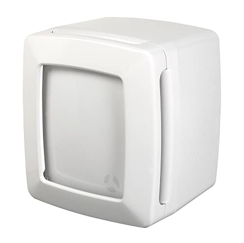 Airflow LOOVENT Extractor Fan 31L/s Flow - 3.6W, 100mm Duct, 2-Speed, Pull Cord & Adjustable Humidity Activation, Delay Start 2 Mins, Timer Overrun (2–45min), 5 Year Warranty