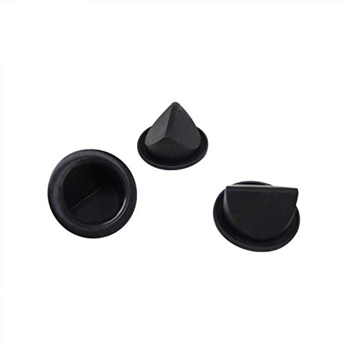10 Pieces Black Silicone Duckbill Valve One-Way Check Valve 32.1 x 23 x 15 MM for Liquid and Gas Backflow Prevent