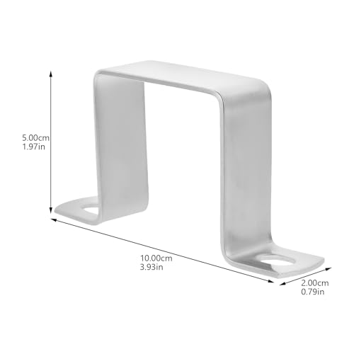 ULTECHNOVO 4Pcs U Shaped Connector Bracket, 2x2 Inch Clamp Bracket Clamp - Image 2