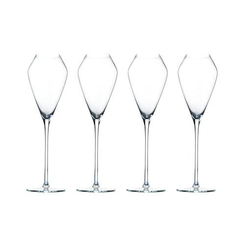 Katie Jayne 285ml 'Tulip' Champagne Flutes Set of 4