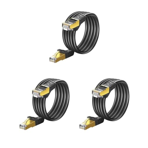 3�̃Z�b�g�z�e���l�b�g���[�N�P�[�u���R�������b�L�C���^�[�l�b�g�R�[�h���r���O���[�����[�^�[���f�����b�v�g�b�v CAT8 �P�[�u������ 10 ���[�g��, 10���[�g��