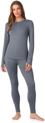 Cuddl Duds Heavyweight 2 Piece Sets Base Layer Thermal Underwear for Women