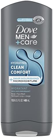 Dove Men + Care Body + Face Wash hydrating + skin-strengthening nutrients Clean Comfort with MicroMoisture Technology 400 ml