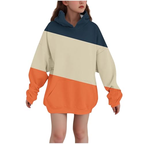 Girls Cute Hoodies Long Sleeve Oversized Fashion Pullover Tops Comfort Trendy Sweatshirts Kids 2025 Preppy Clothes