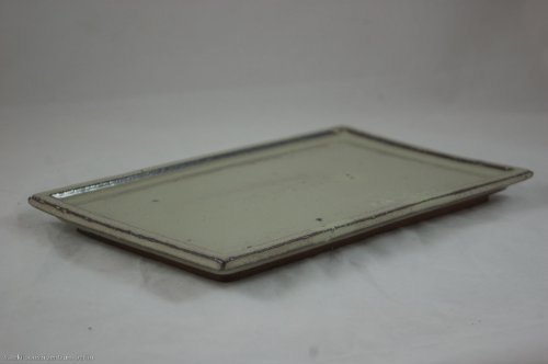 PLANETA HUERTO | Plato Cerámico para Bonsáis Rectangular Azul – Diseño Elegante y Funcional para el Cuidado del Bonsái