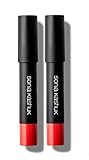 Sonia Kashuk Lustrous Shine Lip Crayon French Tulip 06 (2 Pack)